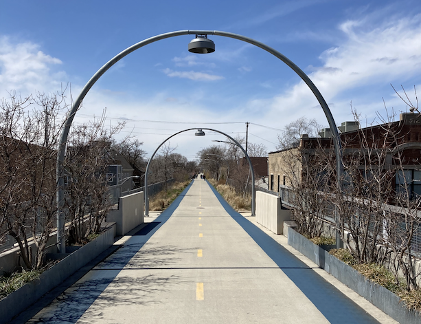 Arches on the 606 trail