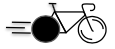 a bike shaped logo