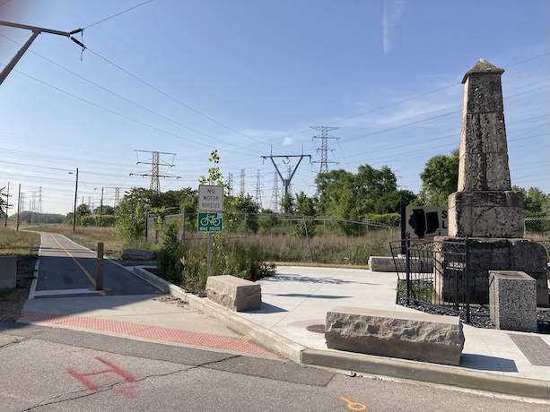 The Illinois-Indiana Boundary Marker