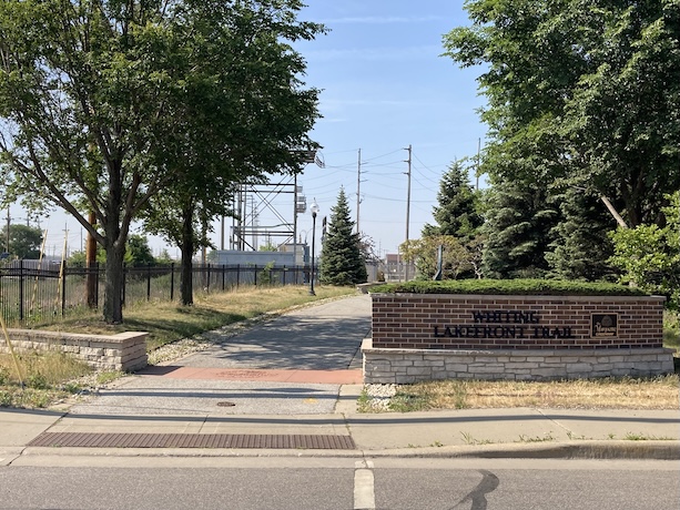 Whiting Lakefront Trail on 121st St