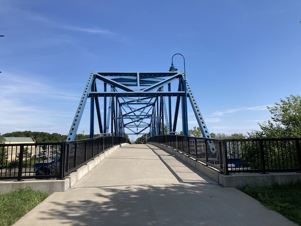 The Chatham St bridge in Blue Island, IL