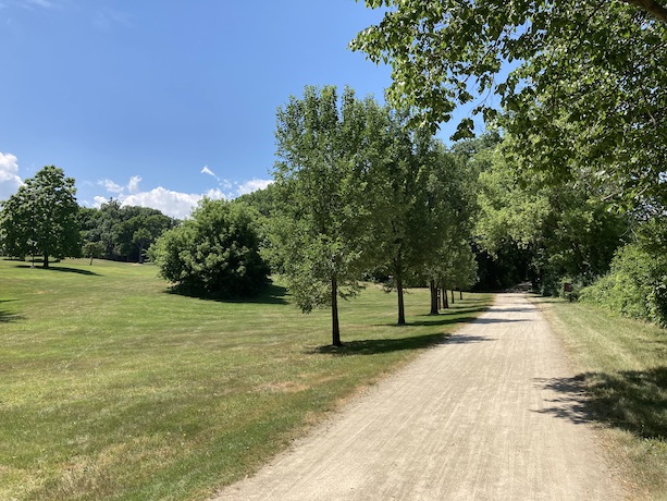 Near the southern endpoint of the trail