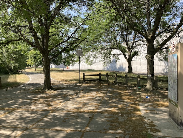 Start of the Erie Lackawanna Trail in Hammond, IL