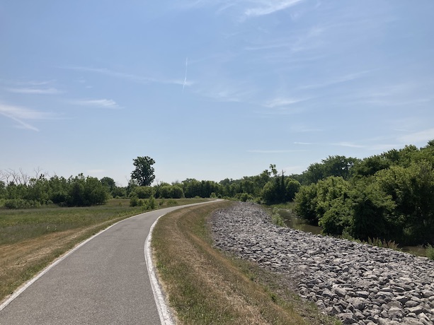 The trail in Wicker Park