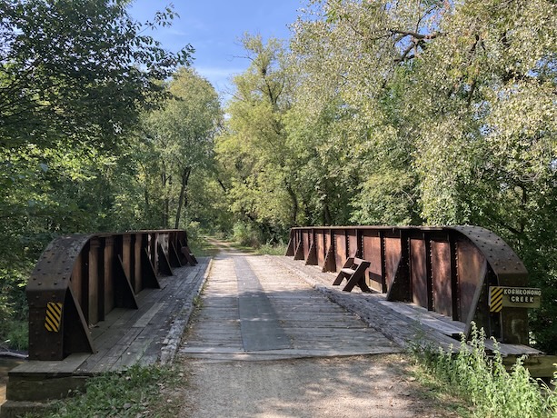 Bridge over Koshkonong Creek west of Dearfield, Wisconsin