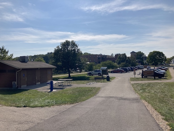 Trailhead at the western end of the trail in Cottage Grove, Wisconsin