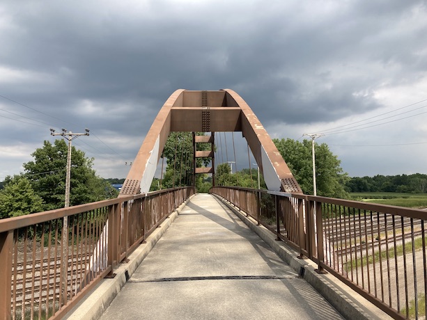 The Jack T. Knuepfer Bridge in West Chicago, IL