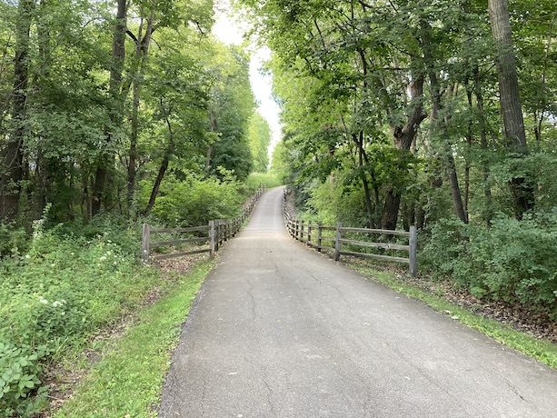 Trail in the McDonald Woods near Lindenhurst, IL