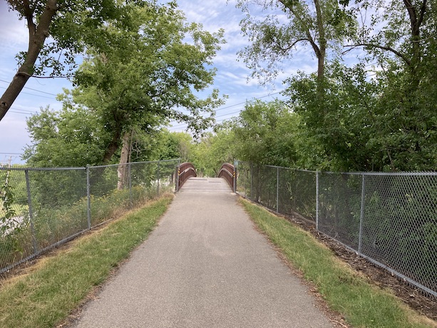 A bridge on the trail