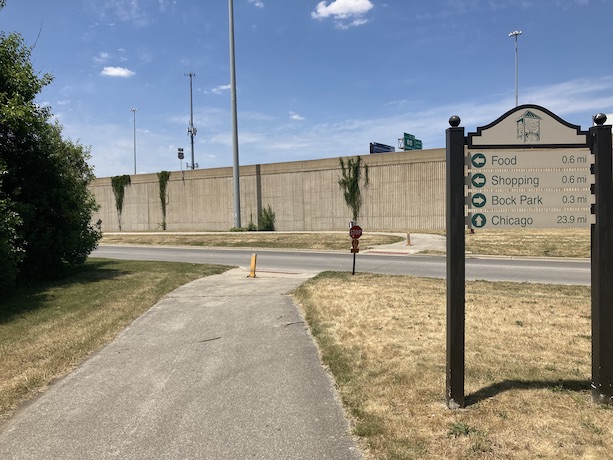 Northern endpoint (facing Interstate 94) in Lansing, IL