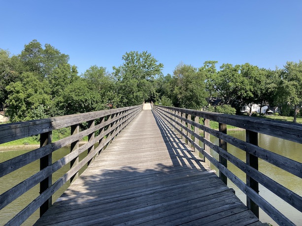 Crossing the Fox River in Algonquin, IL