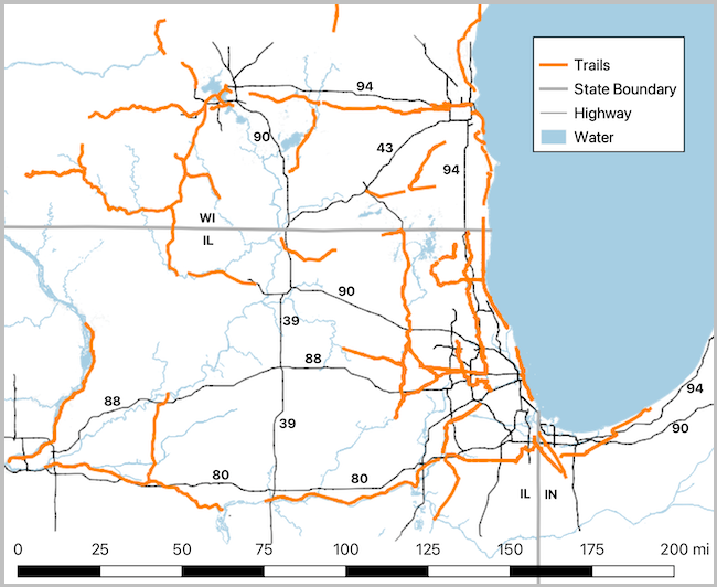 Northern IL / Southern WI Map