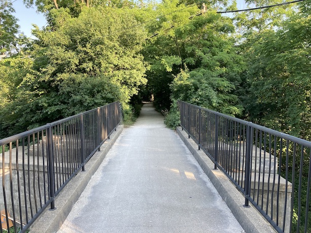 A bridge on the trail