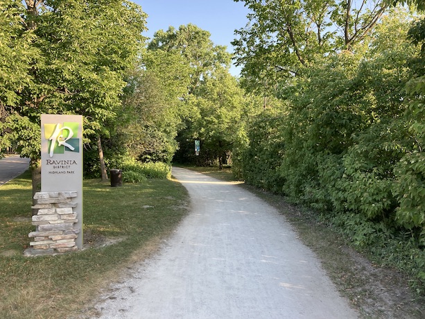 Trail near Ravinia Festival