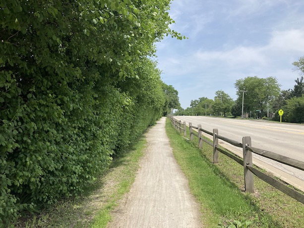 narrow portion of trail