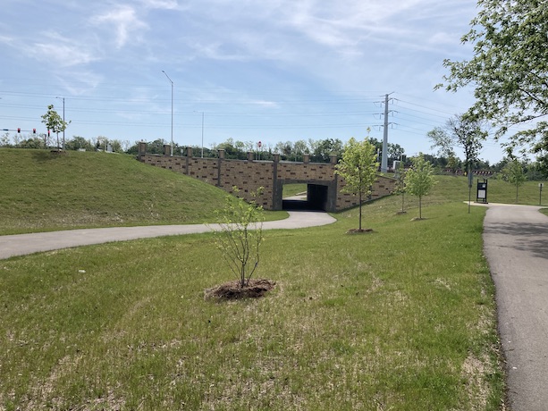 an underpass