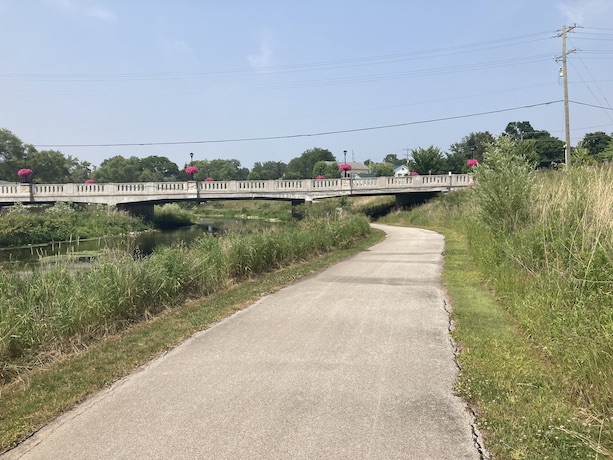 The trail in Warrenville, IL