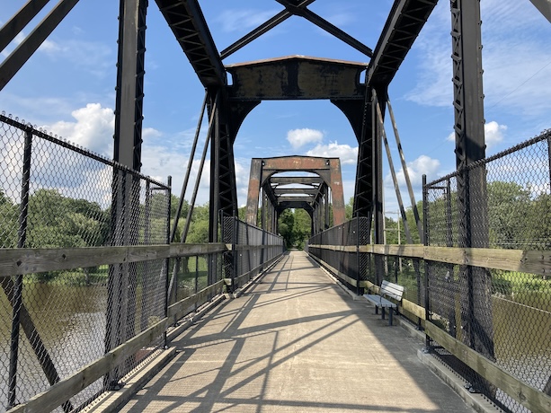 Bridge over the Kankakee River at the southern endpoint